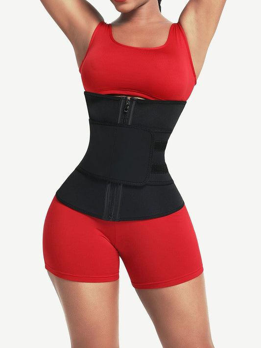 6 Steel Bones Adjustable Waist Trainer with Compression Belt